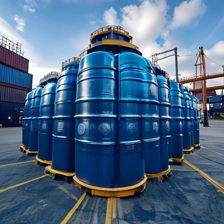 Import of industrial gas equipment